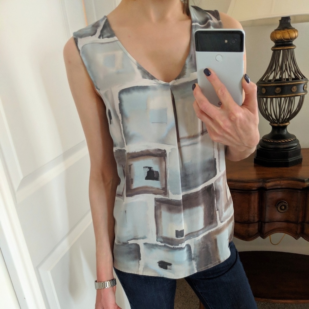 St.John collection silk top. My size XS